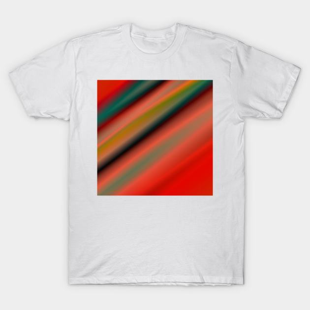 RED BLACK GREEN ABSTRACT TEXTURE T-Shirt by Artistic_st